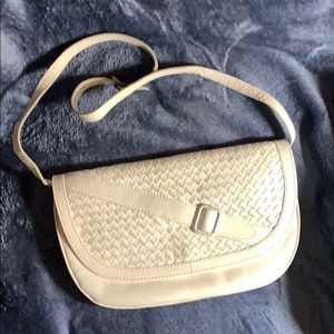 Handmade in Italy Calderone white convertible bag